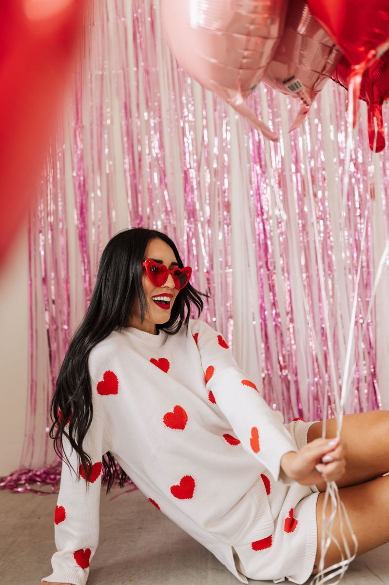 The Go To Sweater | Tossed Heart Knit | Show Me Your Mumu – Wild Sol ... The Go To Sweater | Tossed Heart Knit | Show Me Your Mumu – Wild Sol ...