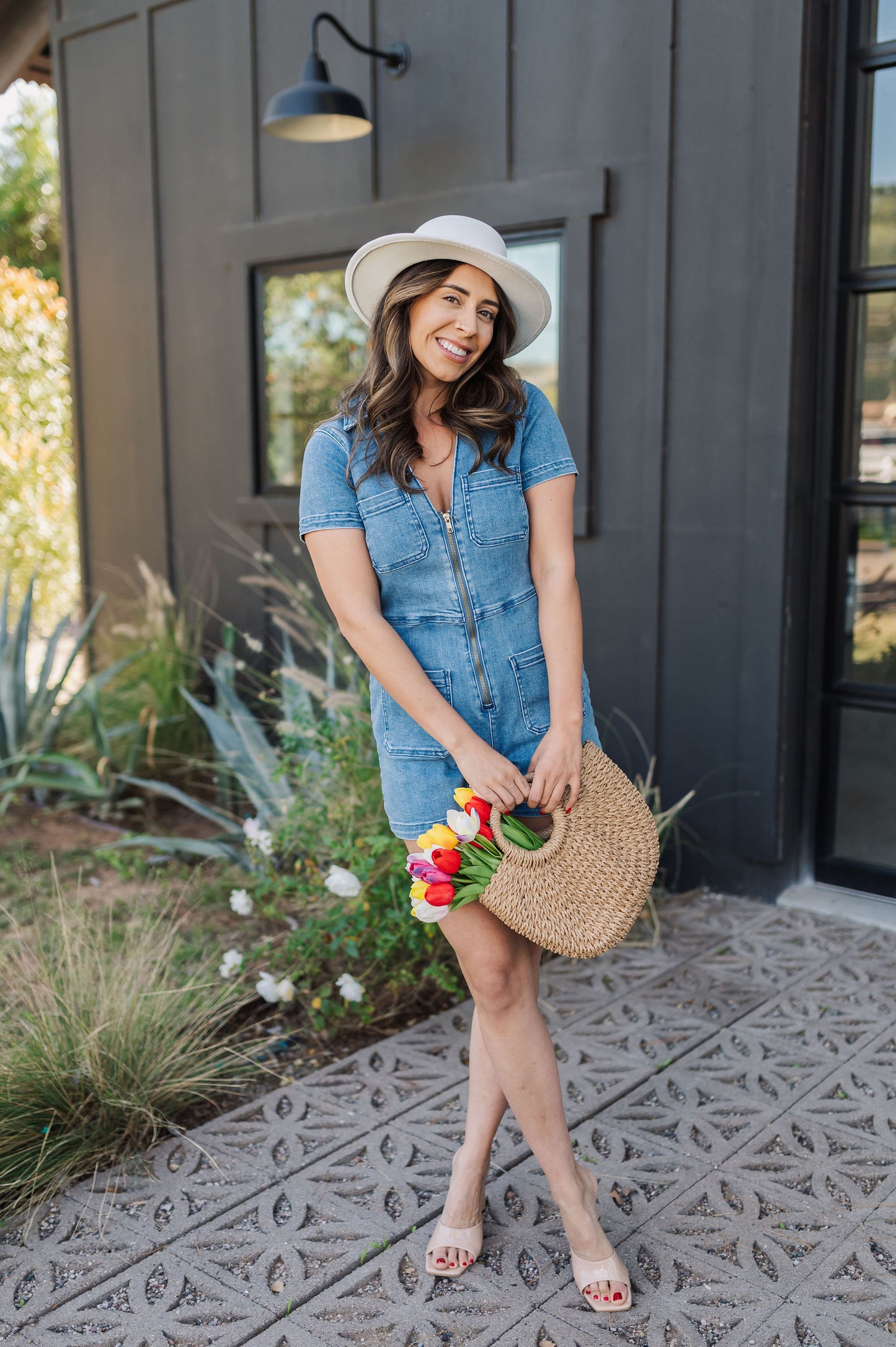 The Ranch Romper | French Blue | Show Me Your Mumu