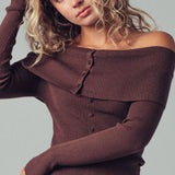 Moonlit Kiss Ribbed Top