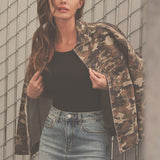Street Scout Oversized Camo Jacket