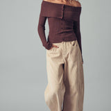 Moonlit Kiss Ribbed Top