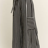 Harbor Stripe Wide Leg Pants