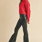 Crimson Crush Pullover Sweater