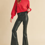 Crimson Crush Pullover Sweater