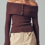 Moonlit Kiss Ribbed Top