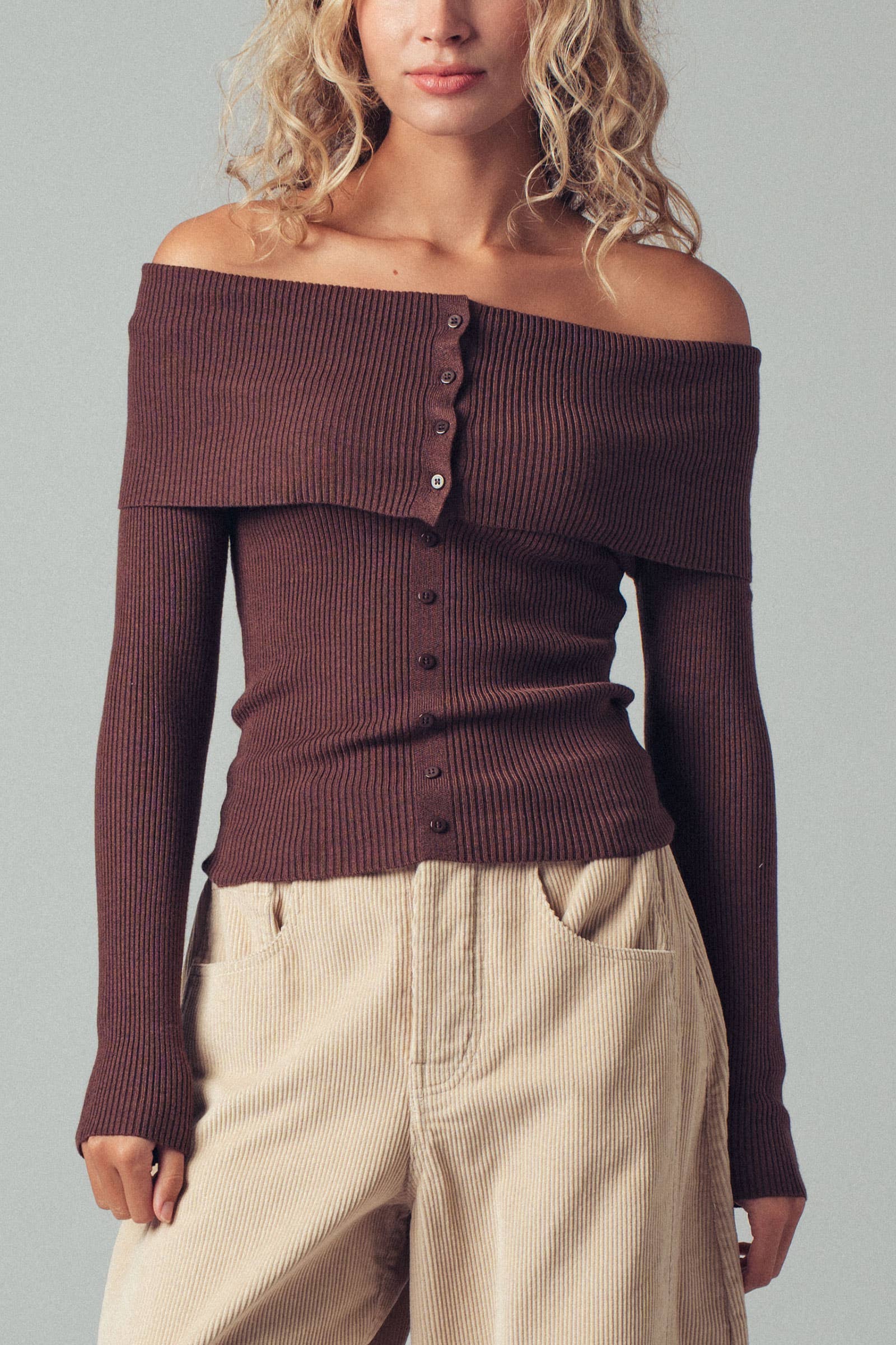 Moonlit Kiss Ribbed Top