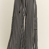 Harbor Stripe Wide Leg Pants