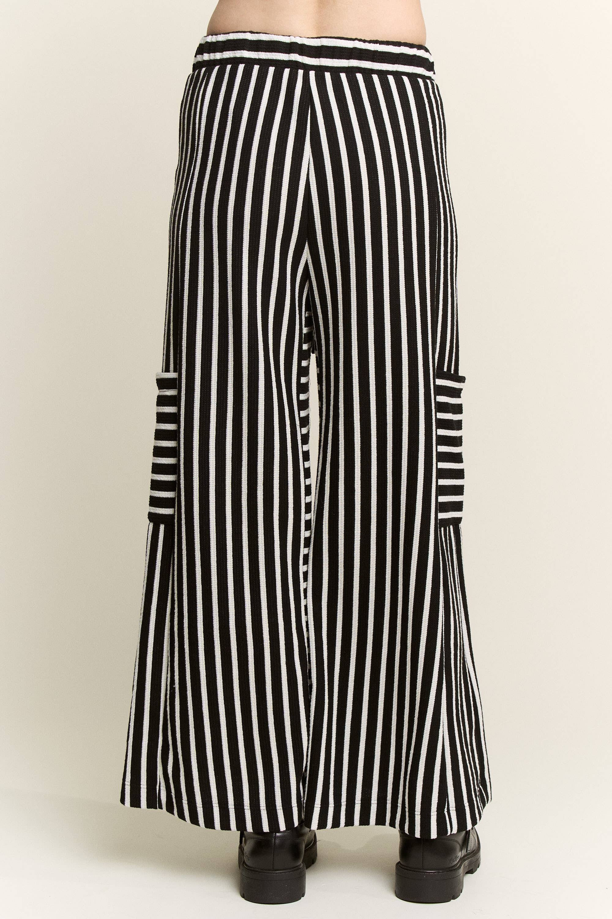 Harbor Stripe Wide Leg Pants