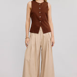 Tailored Edge Vest Top