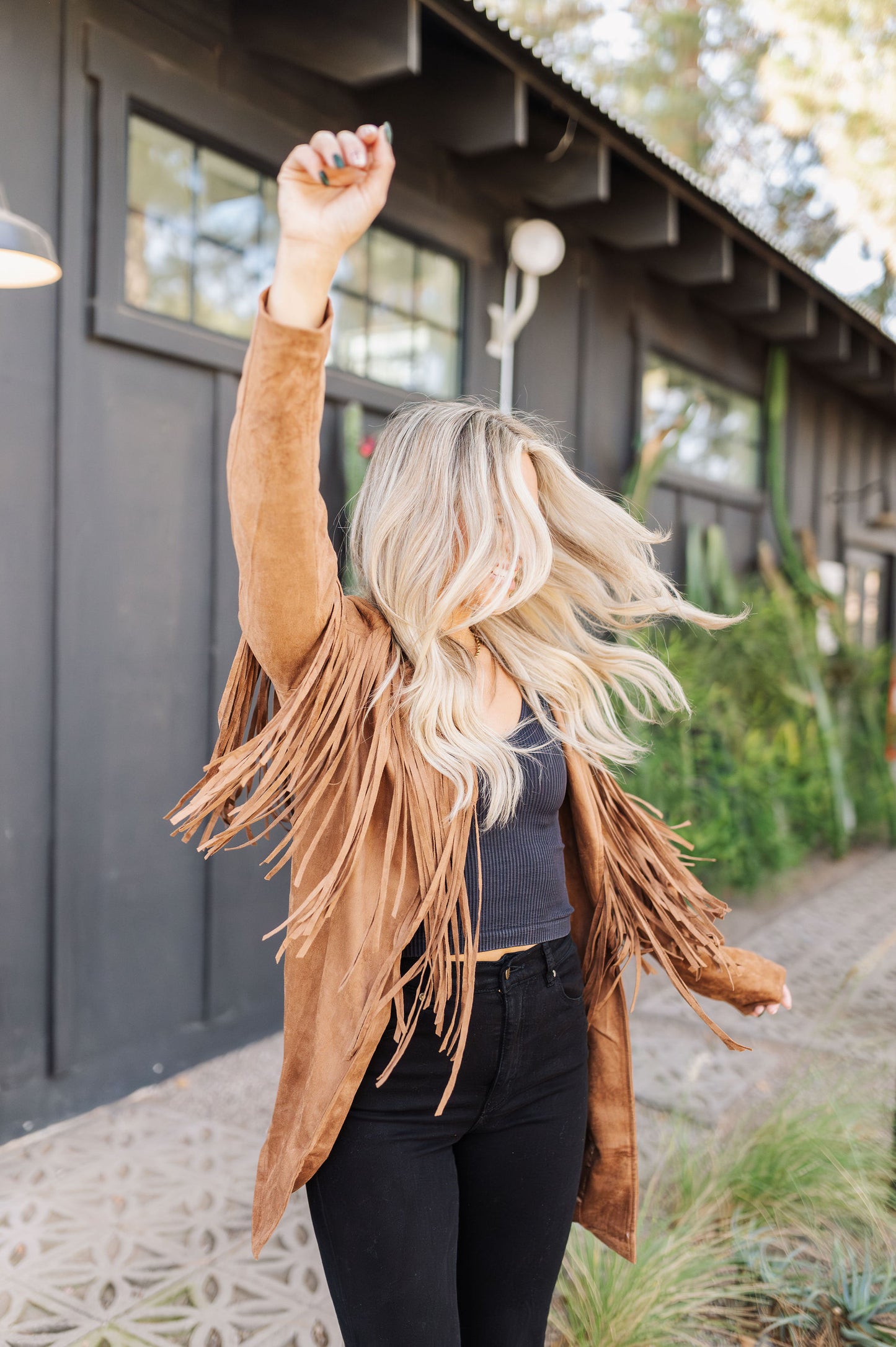 Fringe Suede Jacket