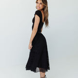 The Boho Lace Skirt | Black