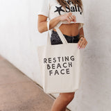 The Resting Beach Face Tote