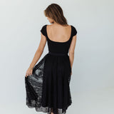 The Boho Lace Skirt | Black