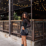 The Starlit Fringe Mesh Top