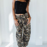 Urban Edge Camo Barrel Jeans