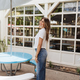 The Studio Flare | Mid Vintage Blue | Rolla's Jeans - FINAL SALE