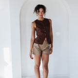 Luxe Essential Faux Leather Shorts