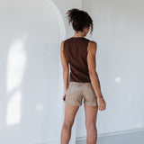 Tailored Edge Vest Top