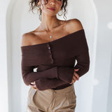 Moonlit Kiss Ribbed Top