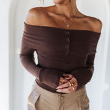 Moonlit Kiss Ribbed Top