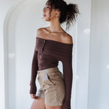 Moonlit Kiss Ribbed Top