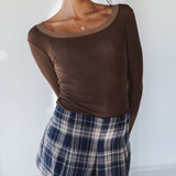Highland Plaid Pleated Skort