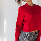 Crimson Crush Pullover Sweater