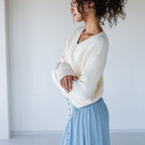 Crossroads Ivory Ribbed Sweater