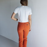The Eastcoast Flare Cord | Rust | Rolla's Jeans- FINAL SALE