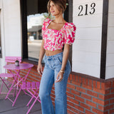 The Mimosa Garden Top- FINAL SALE