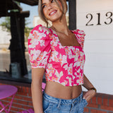 The Mimosa Garden Top- FINAL SALE
