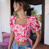 The Mimosa Garden Top- FINAL SALE