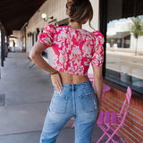 The Mimosa Garden Top- FINAL SALE
