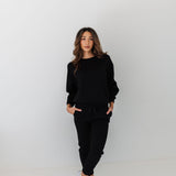 The Sporty Chic Joggers | Black