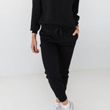 The Sporty Chic Joggers | Black