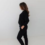 The Sporty Chic Joggers | Black