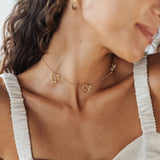 The Linked in Love Heart Necklace