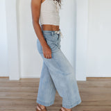 The Coastal Ease Wide Leg Jeans