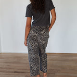 The Wild Card Leopard Barrel Pants
