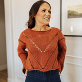 The Autumn Glaze Distressed Sweater