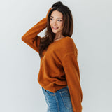 The Audrey Long Sleeve V-Neck Sweater