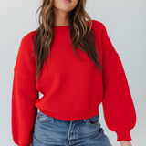 The Scarlet Glow Pullover