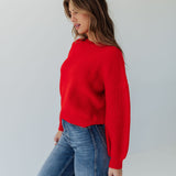 The Scarlet Glow Pullover