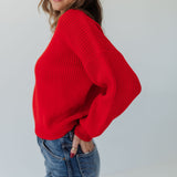 The Scarlet Glow Pullover