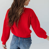 The Scarlet Glow Pullover