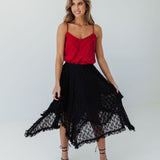 The Midnight Romance Lace Skirt