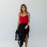 The Midnight Romance Lace Skirt