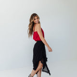 The Midnight Romance Lace Skirt