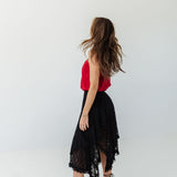 The Midnight Romance Lace Skirt