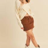 Crossroads Ivory Ribbed Sweater